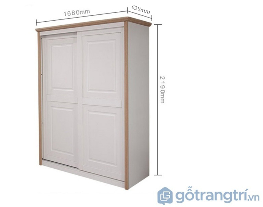 TỦ ĐỰNG QUẦN ÁO GỖ CÔNG NGHIỆP ĐẸP HIỆN ĐẠI GHS-5697 &MDASH; GỖ TRANG TRÍ