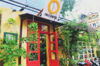 Trang trí cổng quán cà phê đẹp - nhìn thôi đã muốn vào