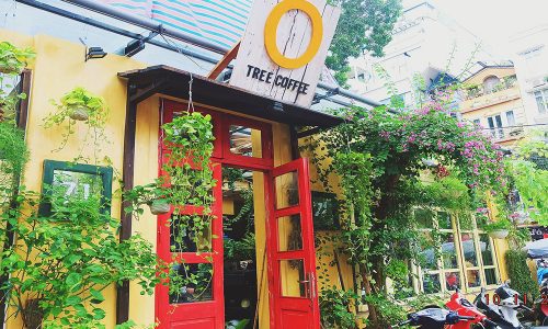 Trang trí cổng quán cà phê đẹp - nhìn thôi đã muốn vào