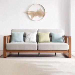 Ghế sofa gia đình gỗ tự nhiên