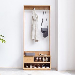 Tủ giày gỗ sồi tự nhiên thiết kế đẹp hiện đại GHS-5715 | Gỗ Trang Trí