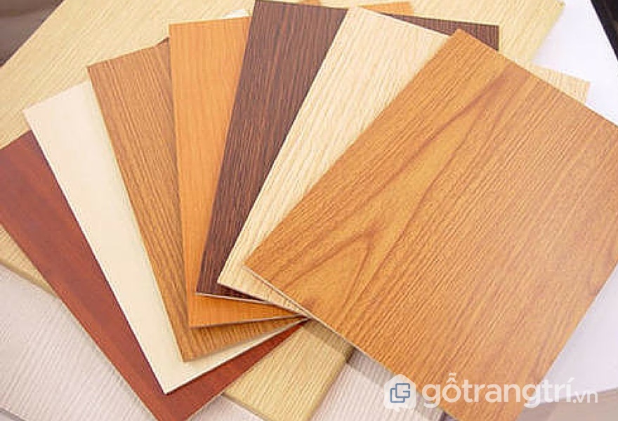 Bề mặt gỗ công nghiệp phủ Melamine có chất lượng tương đối ổn định - ảnh internet