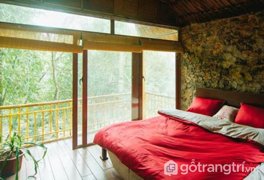 Phòng ngủ tại Homestay Mộc Châu Retreat (ảnh internet)