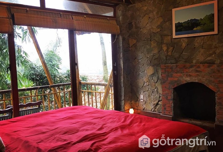 Phòng ngủ tại Homestay Mộc Châu Retreat (ảnh internet)