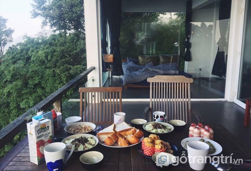 Không gian ăn uống tại homestay (ảnh internet)