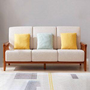 Ghế sofa gỗ tự nhiên thiết kế đẹp