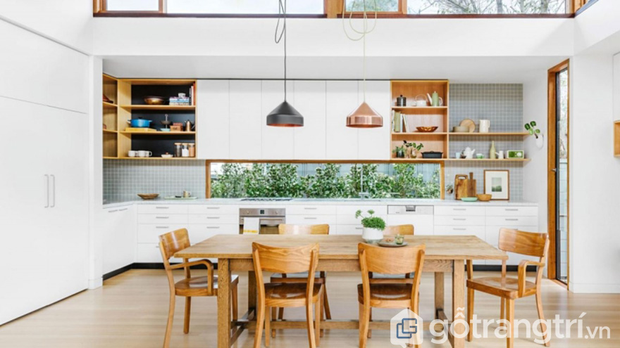 các mẫu trang trí nhà bếp