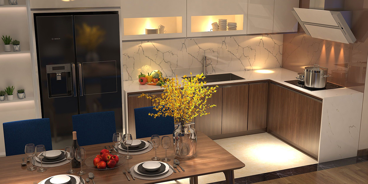 50 Mẫu thiết kế nội thất phòng bếp đẹp hiện đại Xu hướng 2023