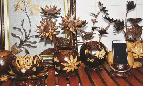 Gáo dừa mỹ nghệ - Sản phẩm tinh hoa bậc nhất của xứ dừa Bến Tre