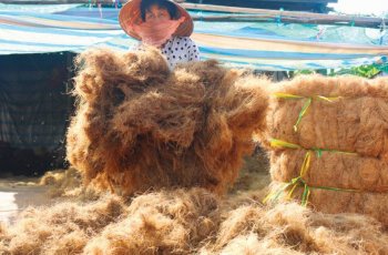Trải nghiệm về làng nghề chỉ xơ dừa Bến Tre bên dòng sông Thom