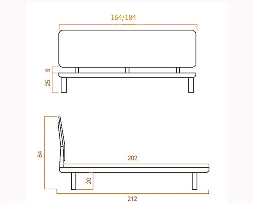 Giường ngủ gia đình gỗ sồi tự nhiên đẹp GHS-991