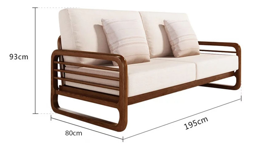 Ghế sofa gỗ gia đình hiện đại sang trọng GHS-8322