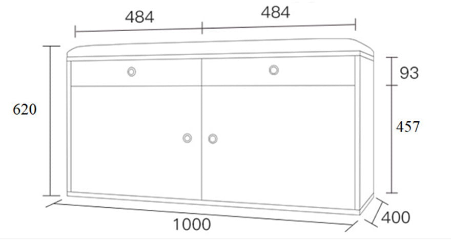 Tủ đựng giày gia đình nhỏ gọn GHS-5886