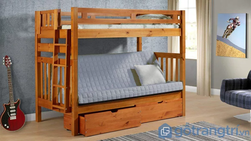 Sáng tạo với mẫu giường tầng Standard - Ảnh: Internet