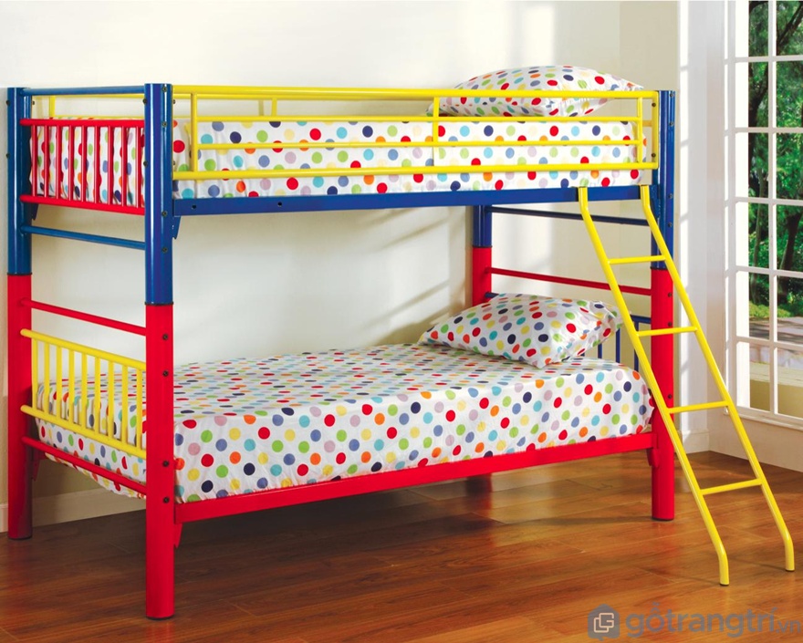 Những thiết kế giường tầng sắt rẻ nhưng lại siêu đẹp Những thiết kế giường tầng sắt rẻ nhưng lại siêu đẹp