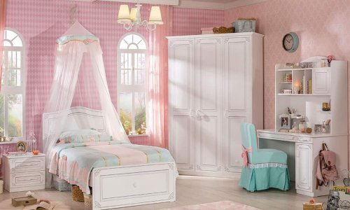 Giường ngủ cho bé gái 3 tuổi