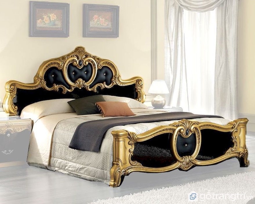 Giường ngủ châu Âu mang đậm chất hoàng gia - Ảnh: Internet