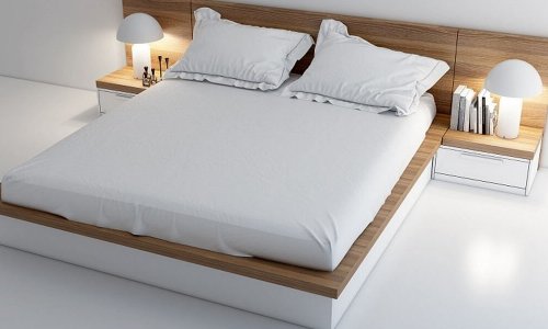 Hé mở mẫu giường ngủ đơn giản đẹp dịu dàng mà không chói lóa