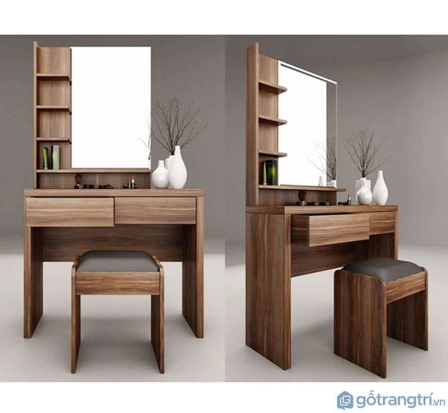 Mẫu bàn phấn trang điểm gỗ công nghiệp MFC đẹp nhất hiện nay - Mẫu 012 (Ảnh: Internet) Mẫu bàn phấn trang điểm gỗ công nghiệp MFC đẹp nhất hiện nay - Mẫu 012 (Ảnh: Internet)