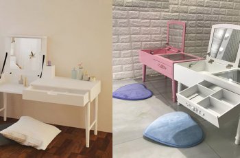 Bàn trang điểm mini bệt đẹp, tiện lợi cho chị em