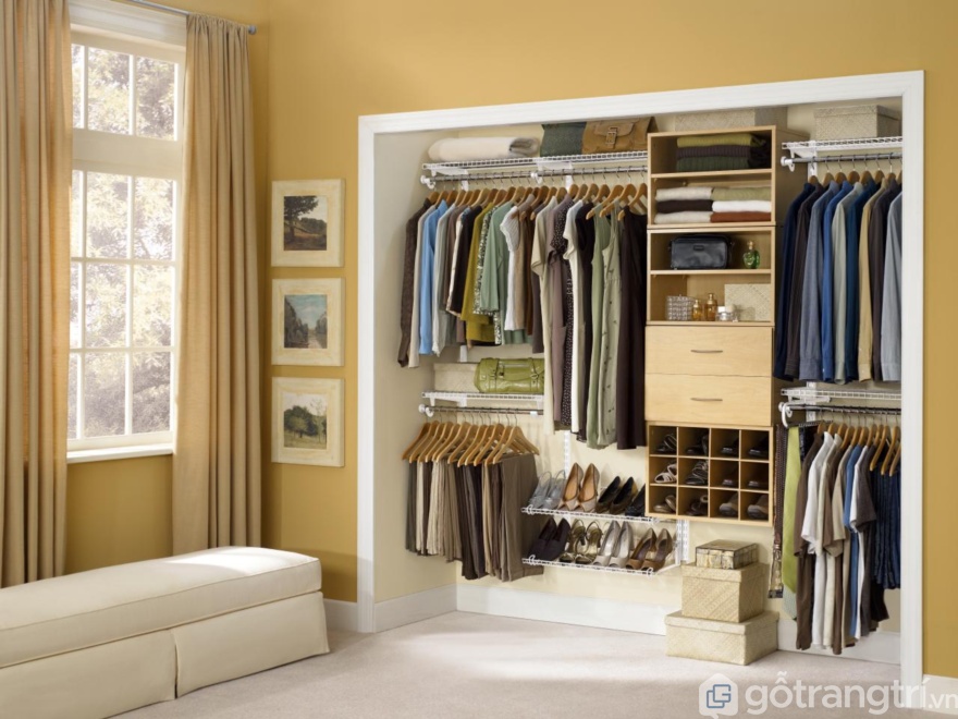 Tủ quần áo treo tường - Giải pháp thông minh cho nhà nhỏ.