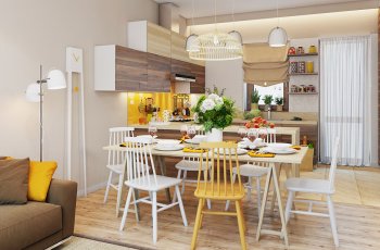 Nghệ thuật trang trí bàn ăn đón Tết cho căn bếp bừng sáng