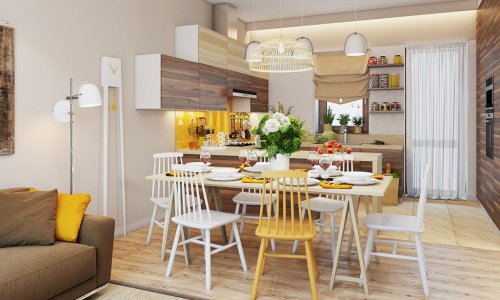 Nghệ thuật trang trí bàn ăn đón Tết cho căn bếp bừng sáng