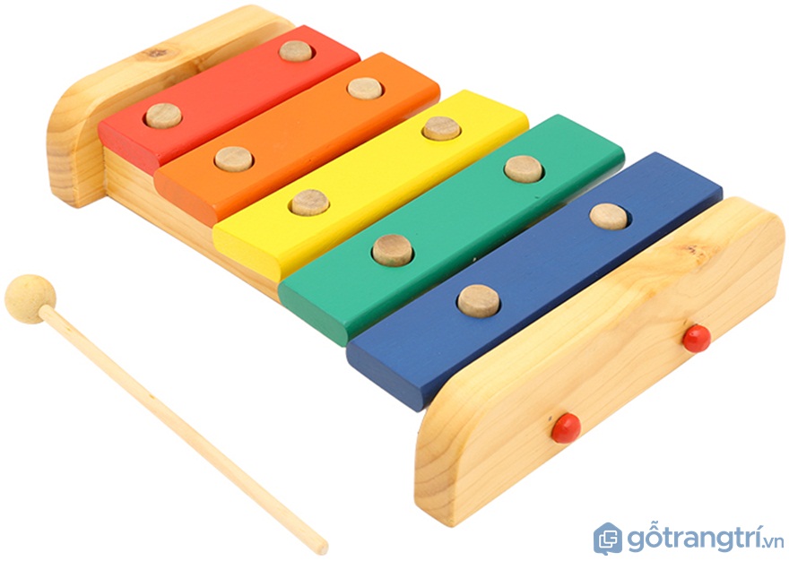 Đồ chơi cho bé gái 1 tuổi: Đàn gỗ Xylophone - Ảnh: Internet