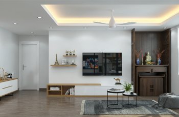 15 Mẫu kệ tivi gỗ sồi hiện đại khiến vạn người mê