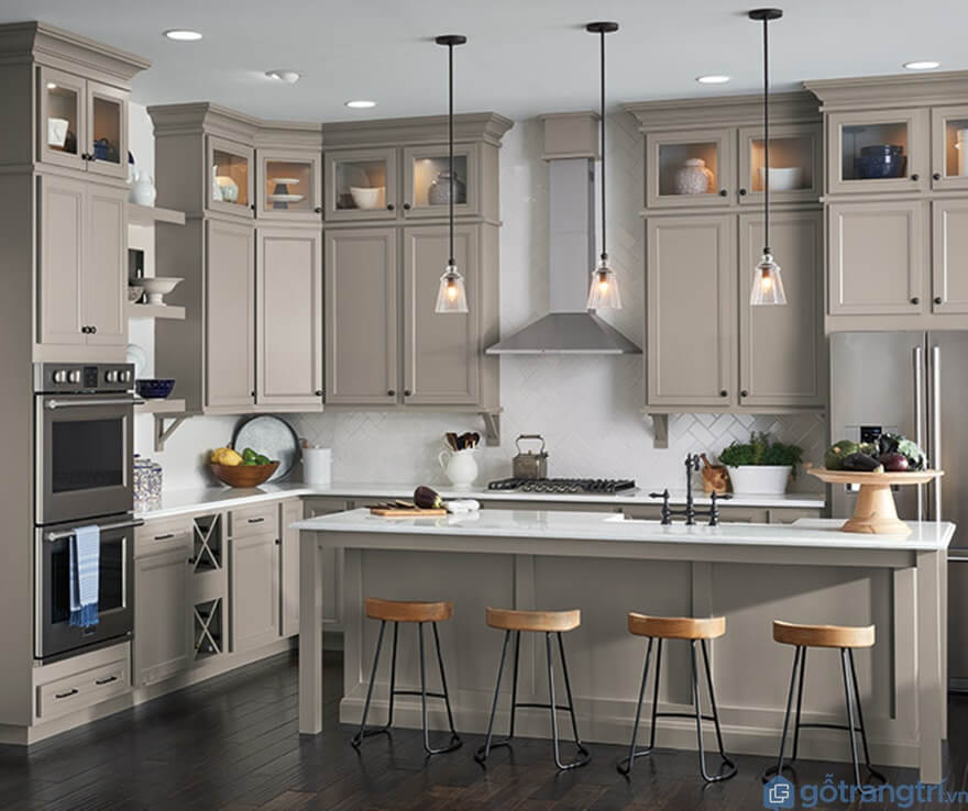 Tủ bếp laminate đẹp - Mẫu 03 Tủ bếp laminate đẹp - Mẫu 03