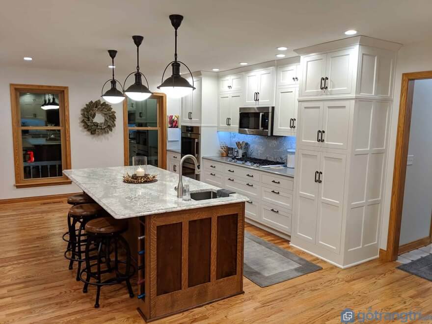 Nhược điểm của tủ bếp laminate - Ảnh: Internet Nhược điểm của tủ bếp laminate - Ảnh: Internet