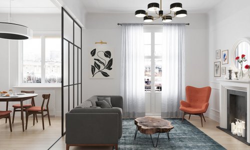 Thiết kế nội thất chung cư 160m2 D2 Giảng Võ nhà cô Duyên