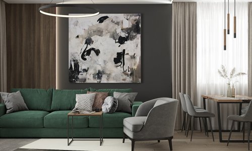 Thi công nội thất chung cư 90m2 Kosmo Tây Hồ - nhà anh Tiến