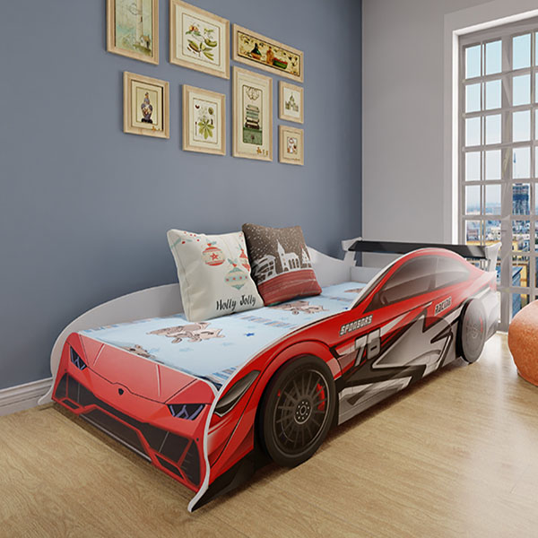 Giường ngủ đơn cho bé trai thiết kế đẹp GHSB-215 | Gỗ Trang Trí