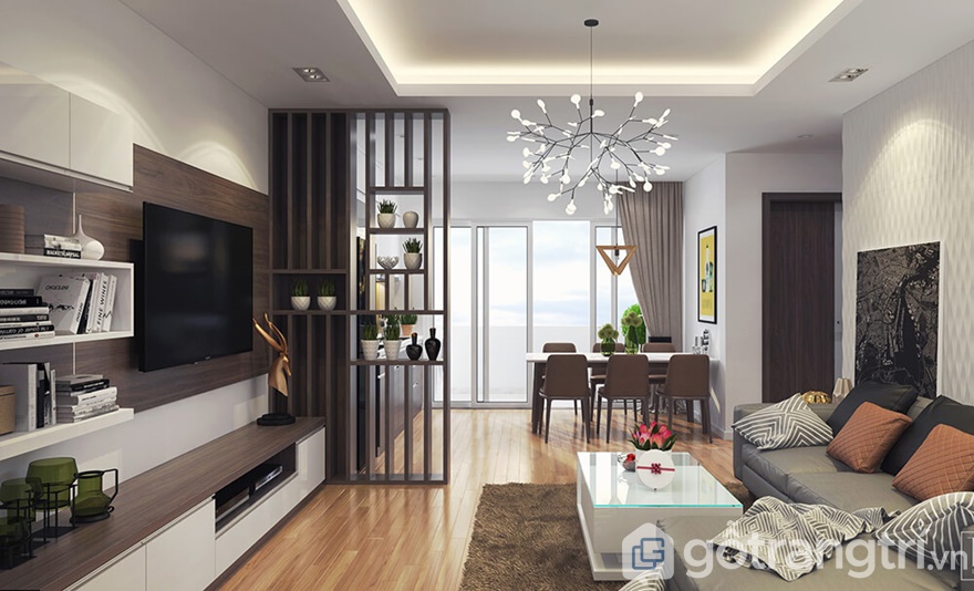 Thi công nội thất căn hộ Golden Park Tower hiện đại - Chị Chi