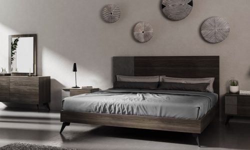 Giường gỗ MDF 1m8 hiện đại