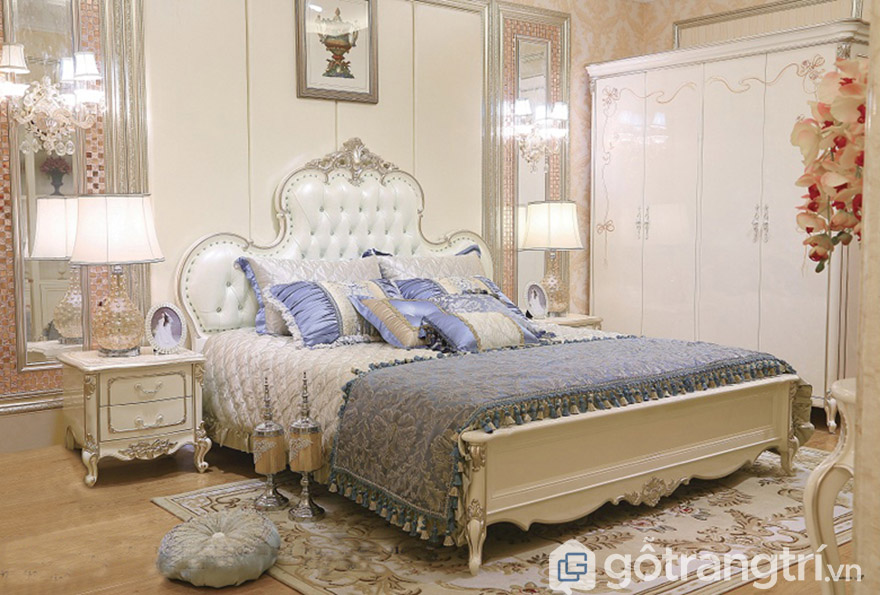 KINH NGHIỆM MUA GIƯỜNG TÂN CỔ ĐIỂN ĐÊ LA THÀNH THÔNG MINH — GỖ TRANG TRÍ GIƯỜNG TÂN CỔ ĐIỂN ĐÊ LA THÀNH