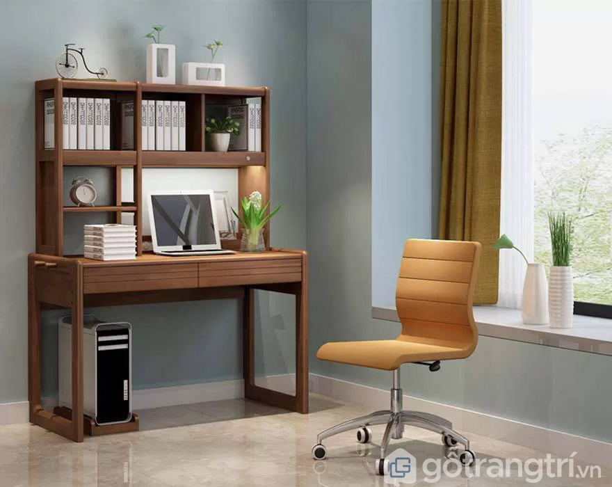 bàn học liền giá sách giá rẻ