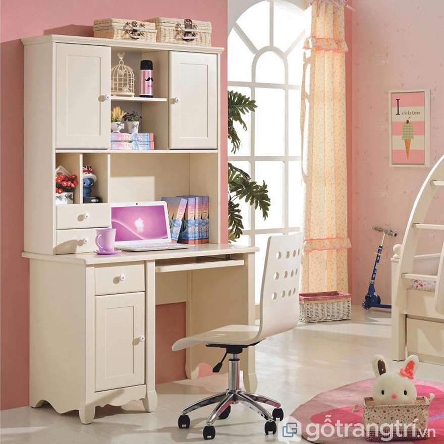 bàn học liền giá sách giá rẻ