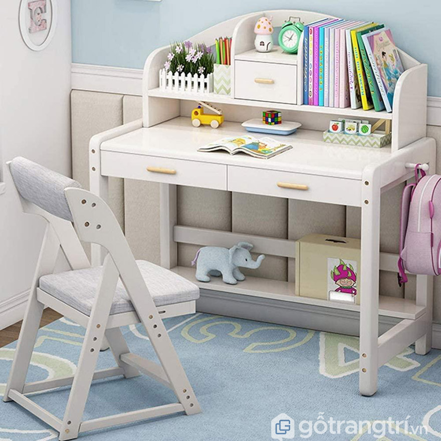 bàn học liền giá sách giá rẻ