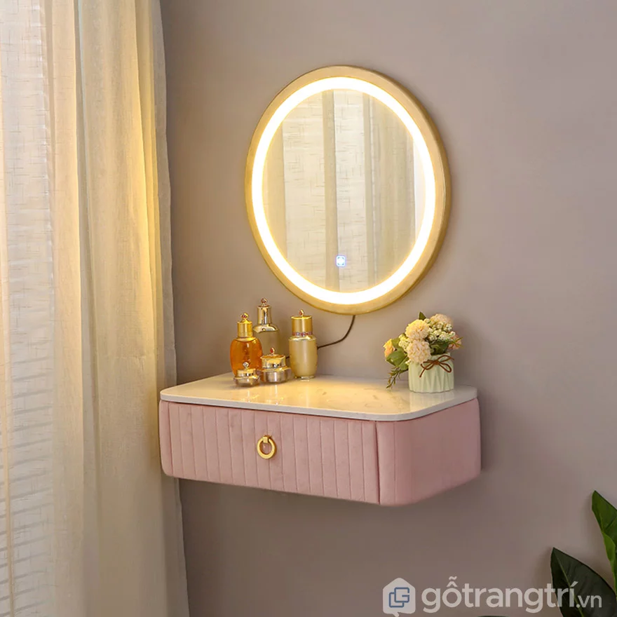 bàn trang điểm treo tường thông minh