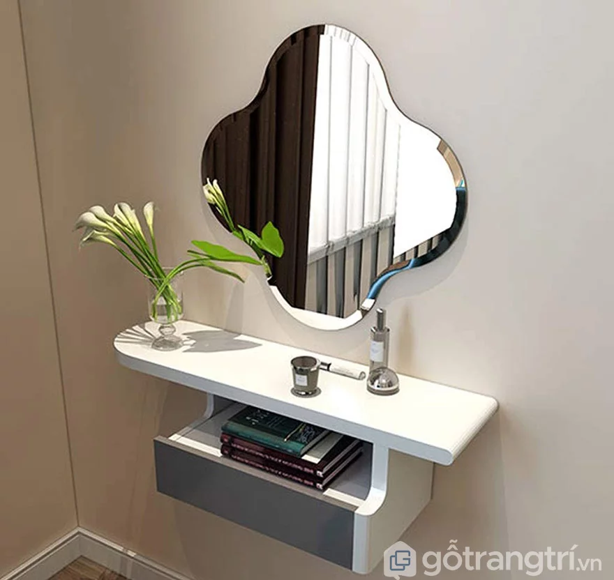 bàn trang điểm treo tường thông minh