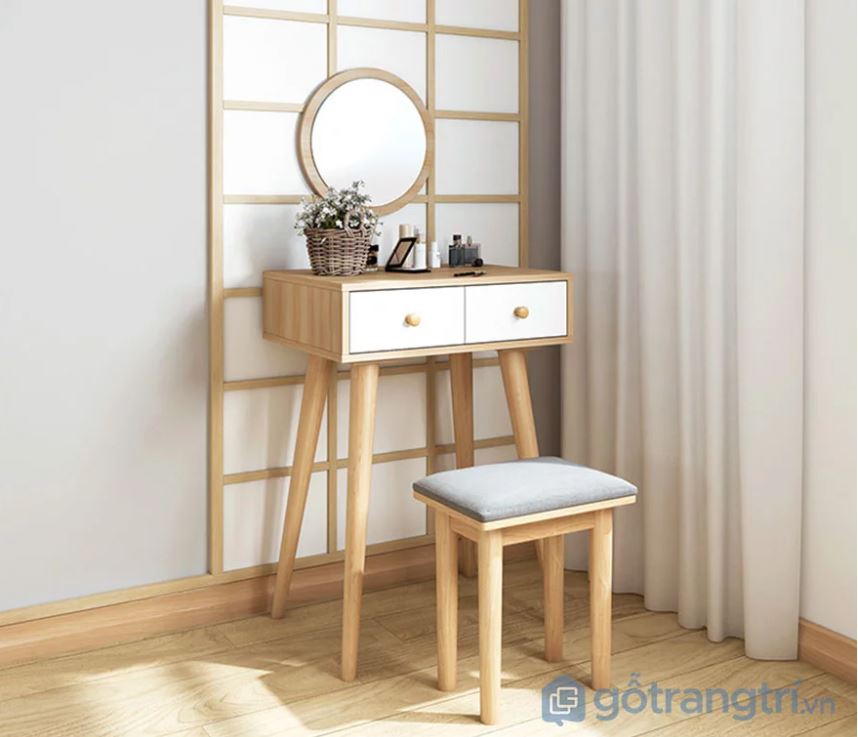 các mẫu bàn trang điểm bằng gỗ