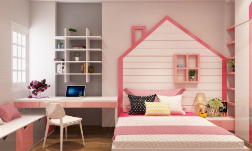 Cách bố trí bàn học trong phòng ngủ