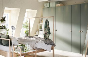 cách đặt tủ quần áo trong phòng ngủ