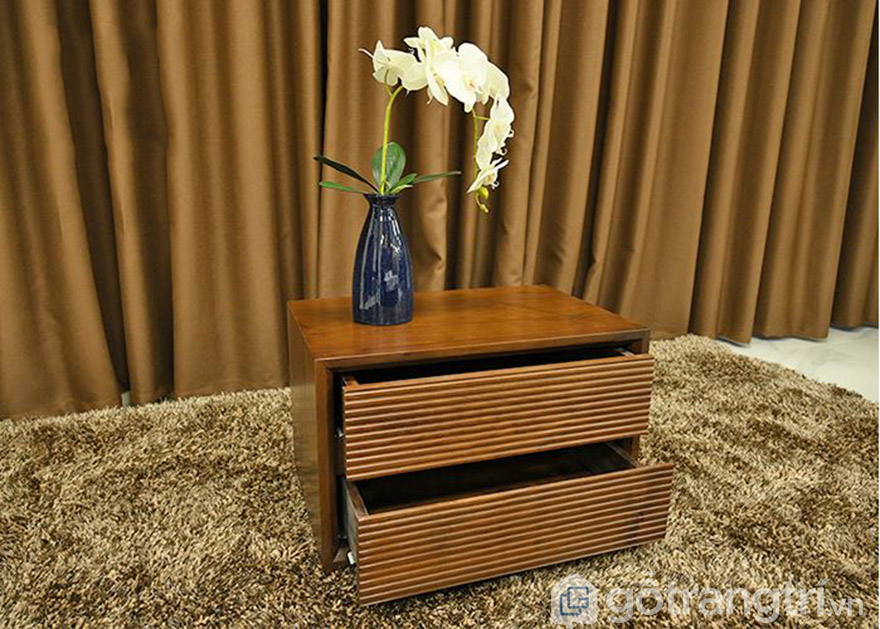 Kệ đầu giường gỗ tự nhiên