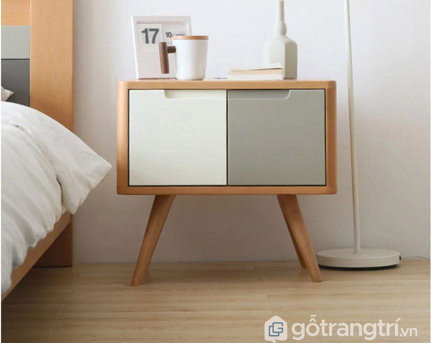 Kệ đầu giường gỗ tự nhiên