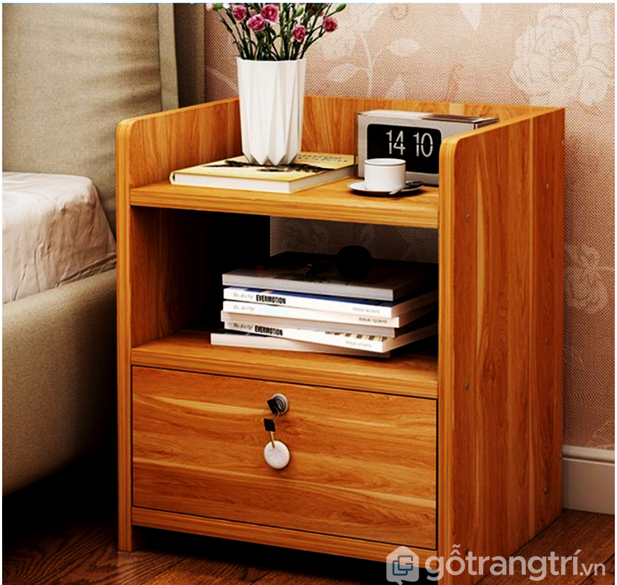 Tủ đầu giường gỗ hương