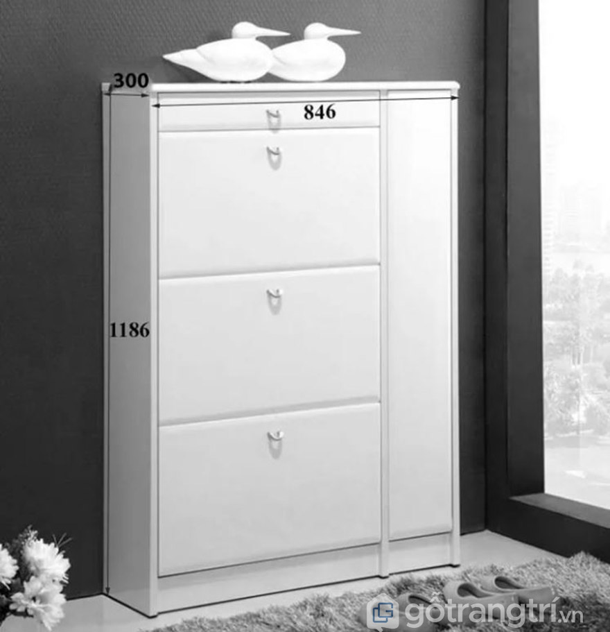 Tủ để giày dép bằng gỗ