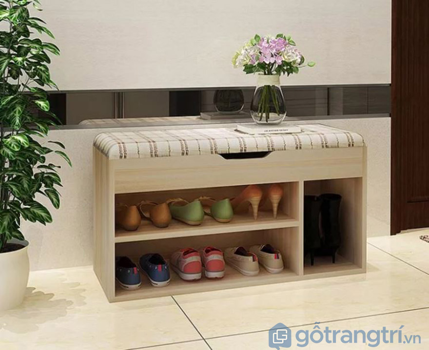 tủ để giày dép bằng gỗ